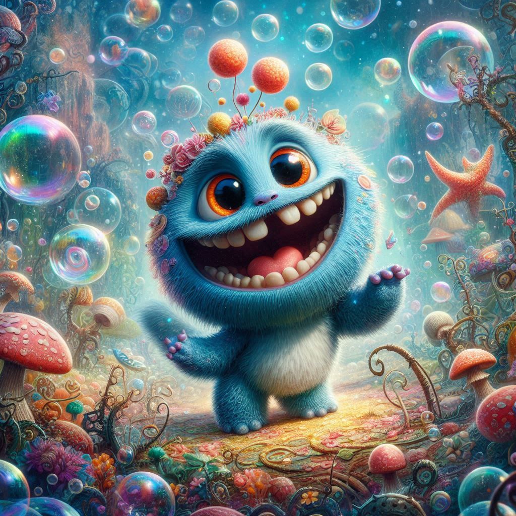 adorable fairy-tale fantasy creature portrait..