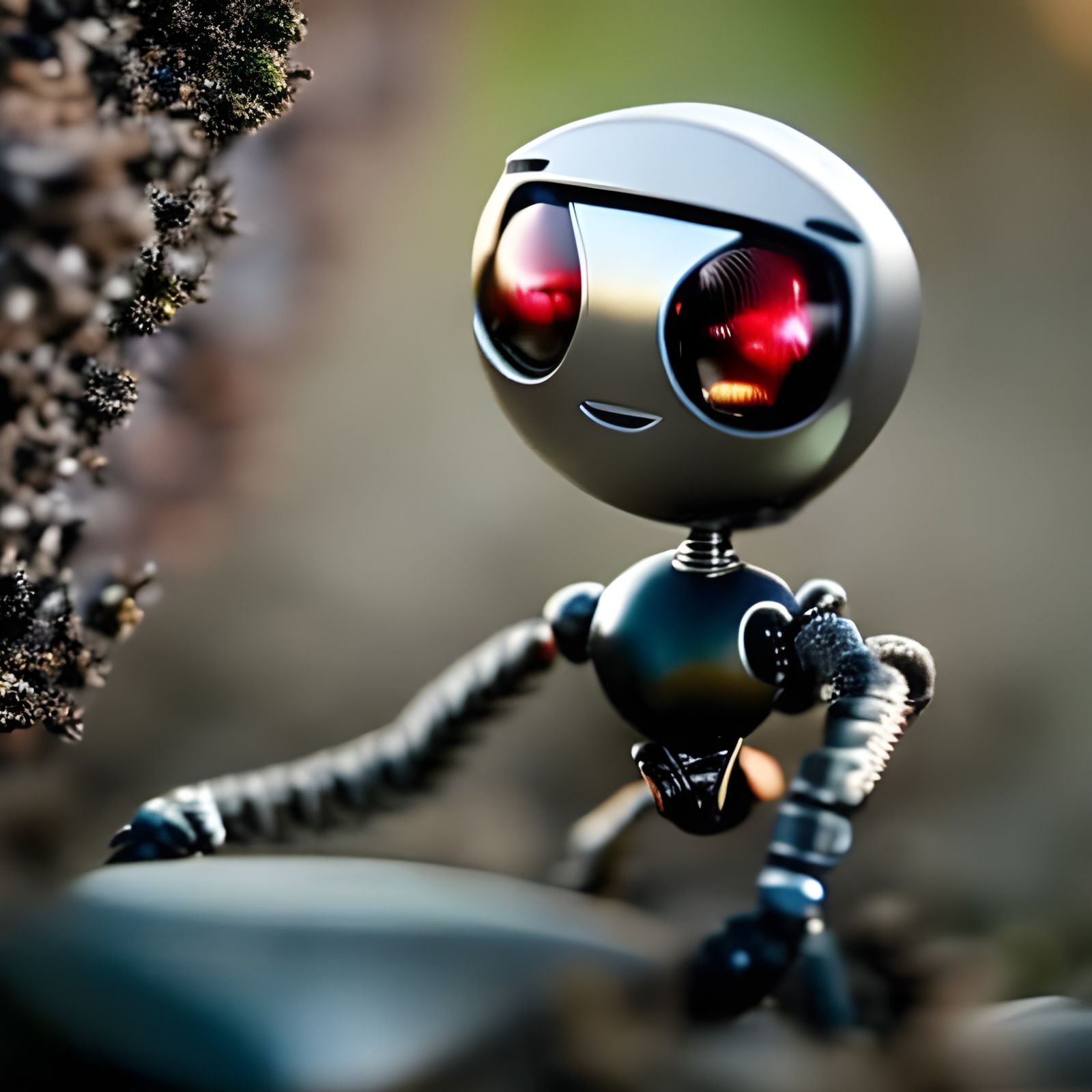 Tiny Robot at work  by @LadyAly B