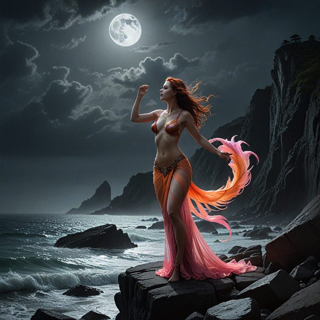 Mythical Siren Lures with Vibrant Song