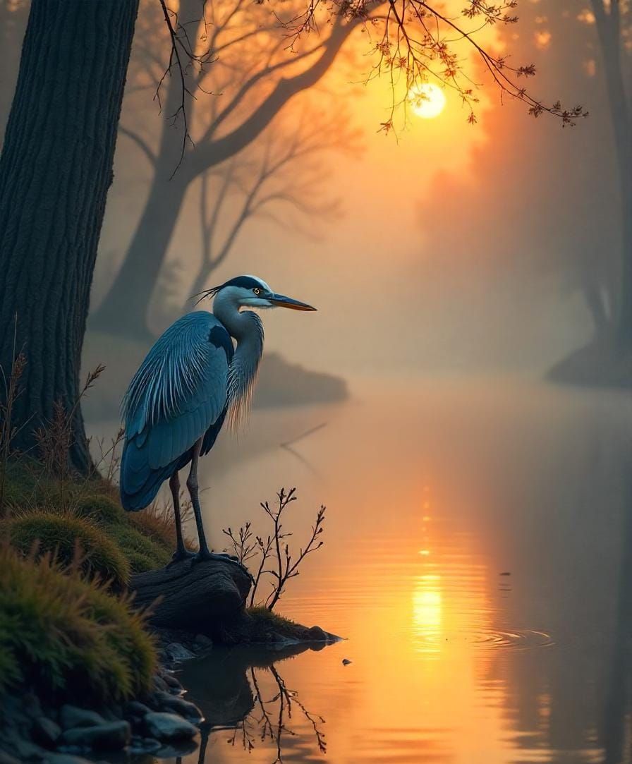 The Blue Heron