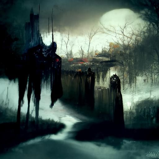 Dark dreamscape cul-de-sac