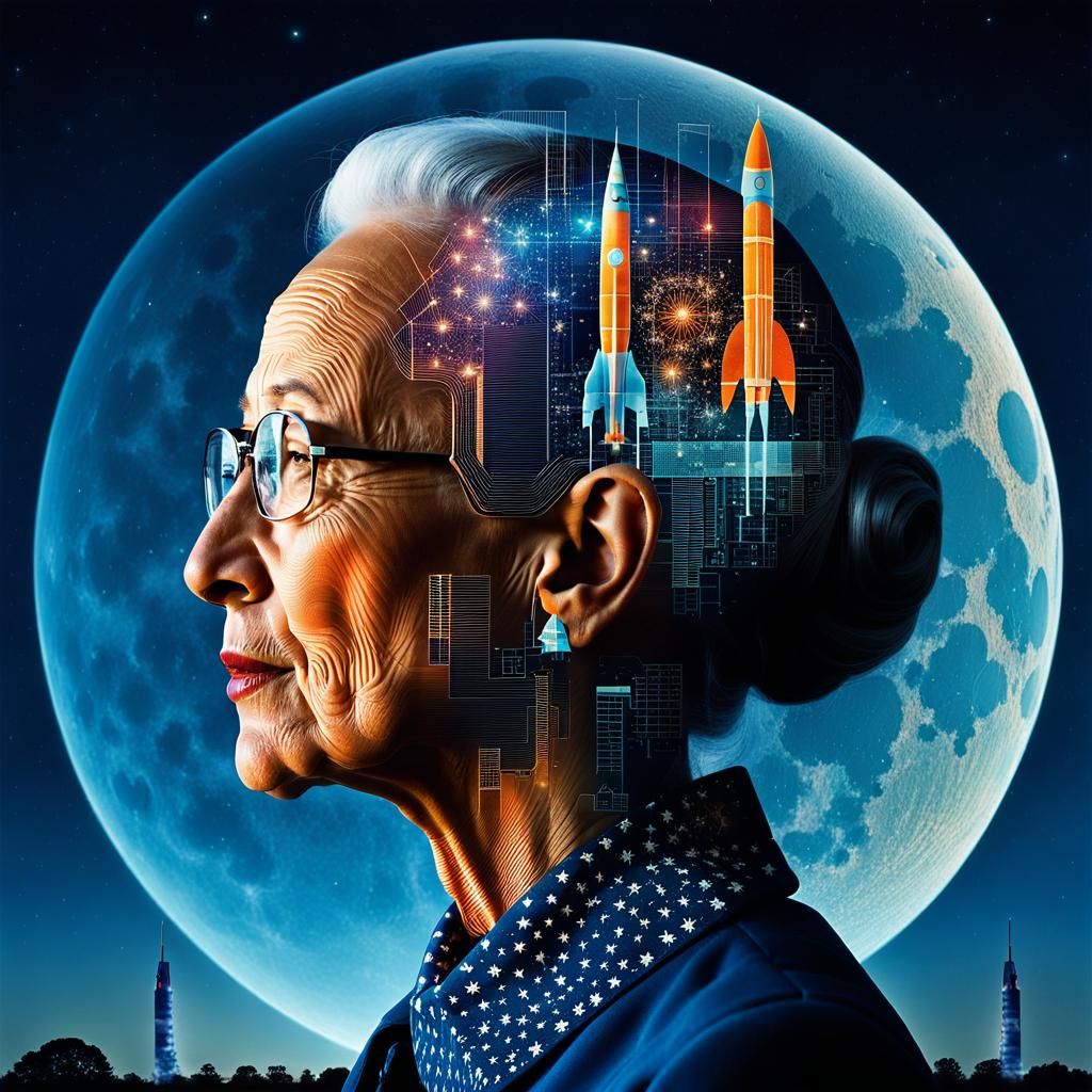 NASA's Katherine Johnson  by @MordecAI