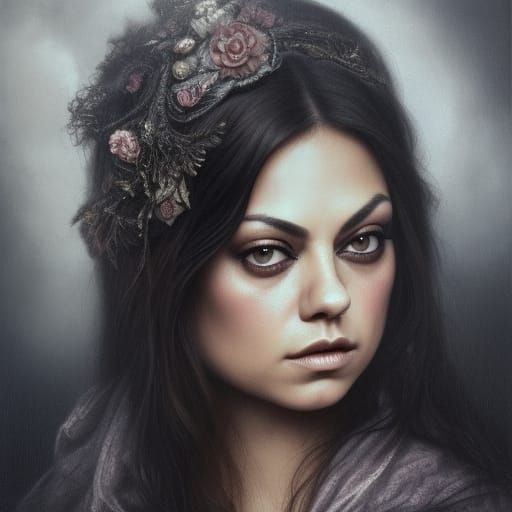 Mila Kunis - AI Generated Artwork - NightCafe Creator