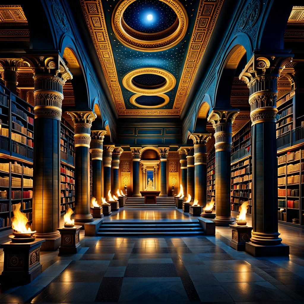The Library of Ancient Kings  by @Lulu