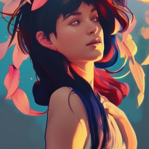 Lila, the beautiful witch