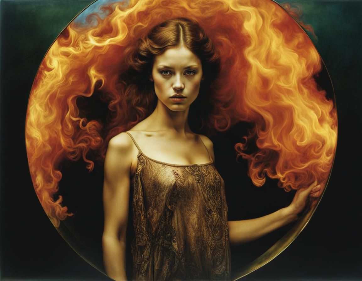 Holding the fire  by @Fedo