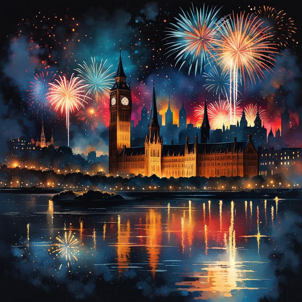 Fireworks  by @Kfrdx