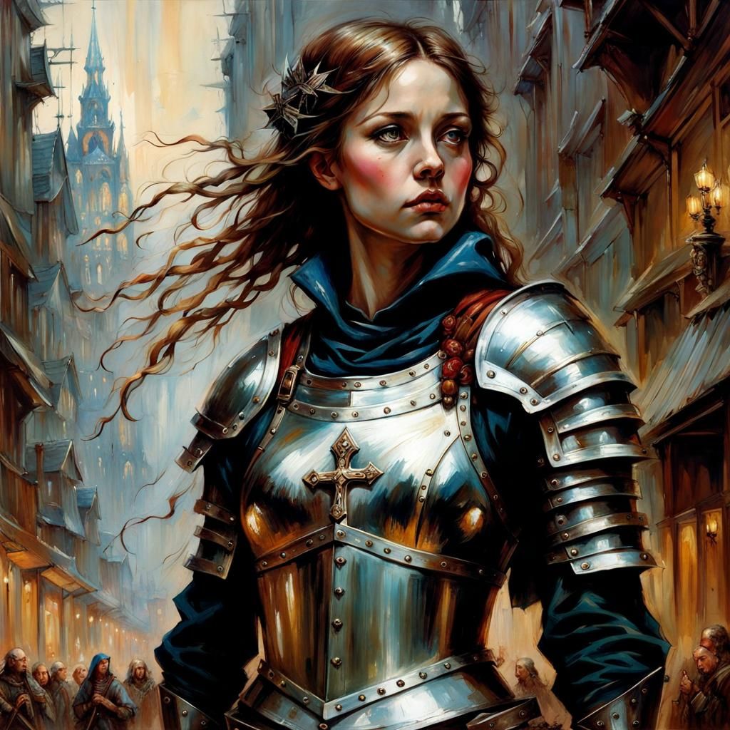 Joan Of Arc - AI Generated Artwork - NightCafe Creator