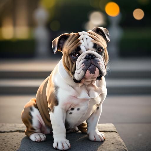 Elegant Bulldog Composition ,

[

visual masterpiece resonat...