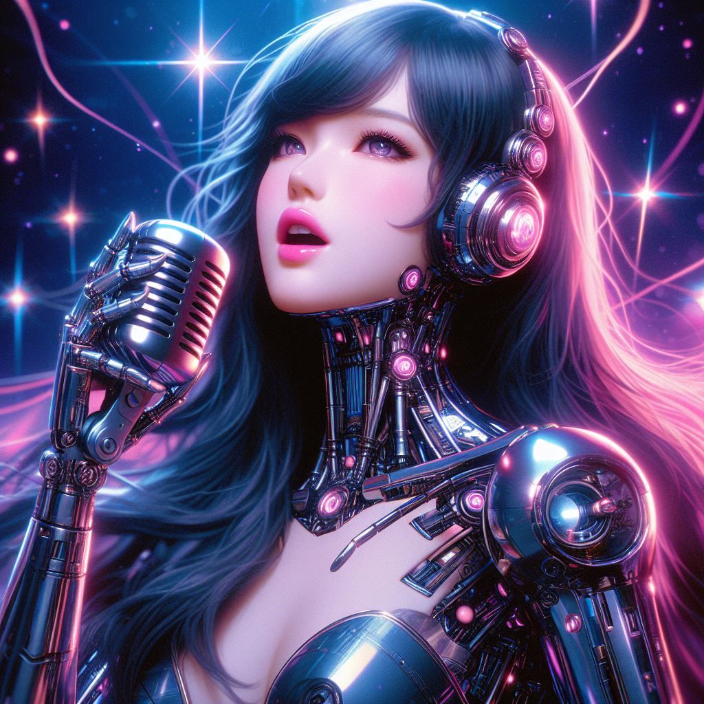 hajime sorayama retro 80s sci-fi futurism cyberpunk space be...