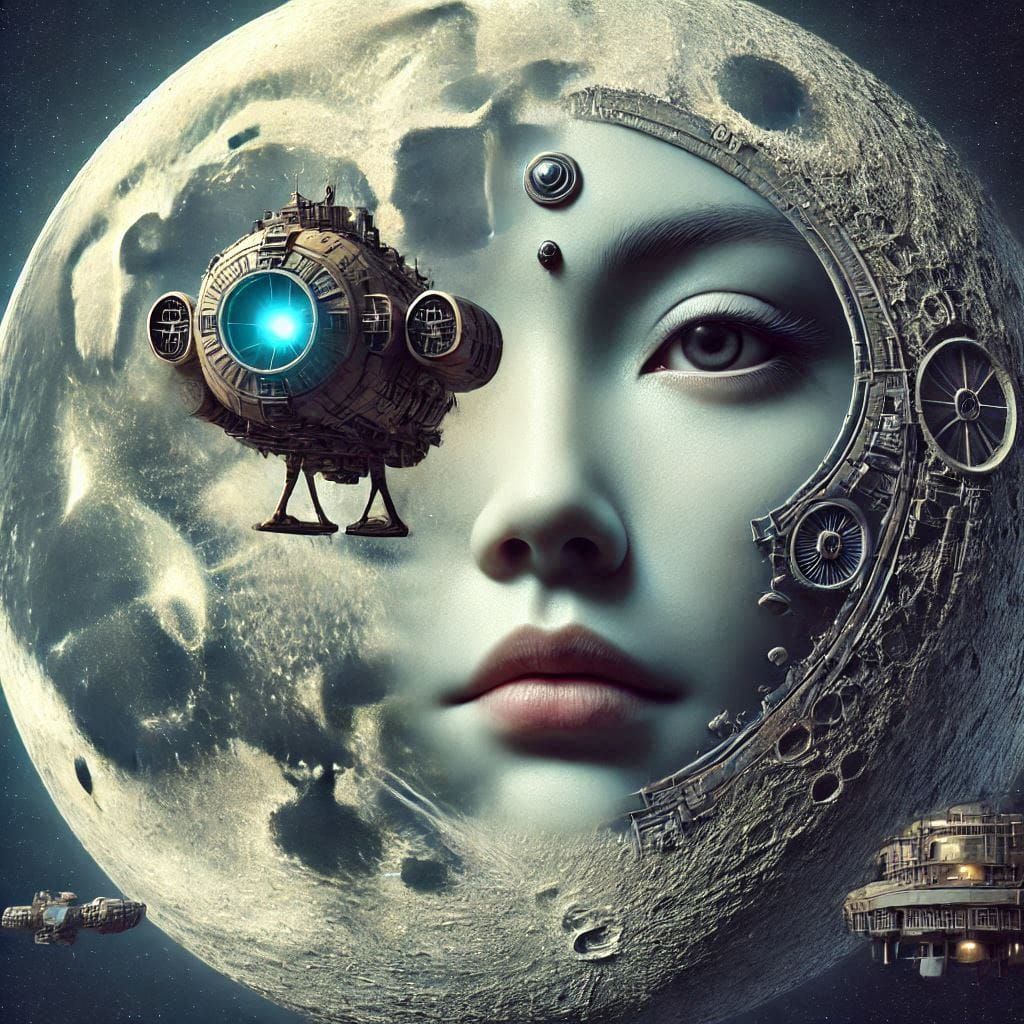 Tribute to Méliès's 1902 film 'A Trip to the Moon'  🌝