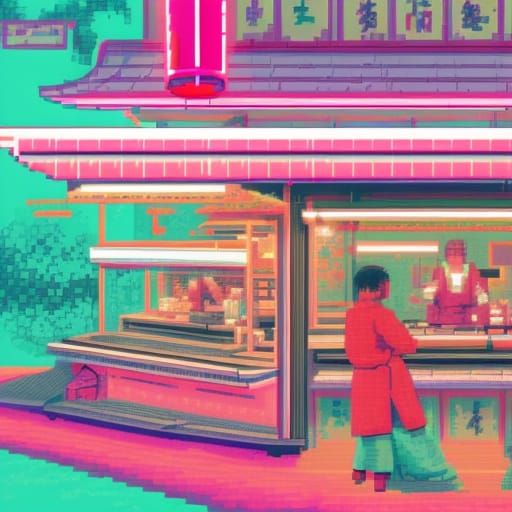The sushi stand