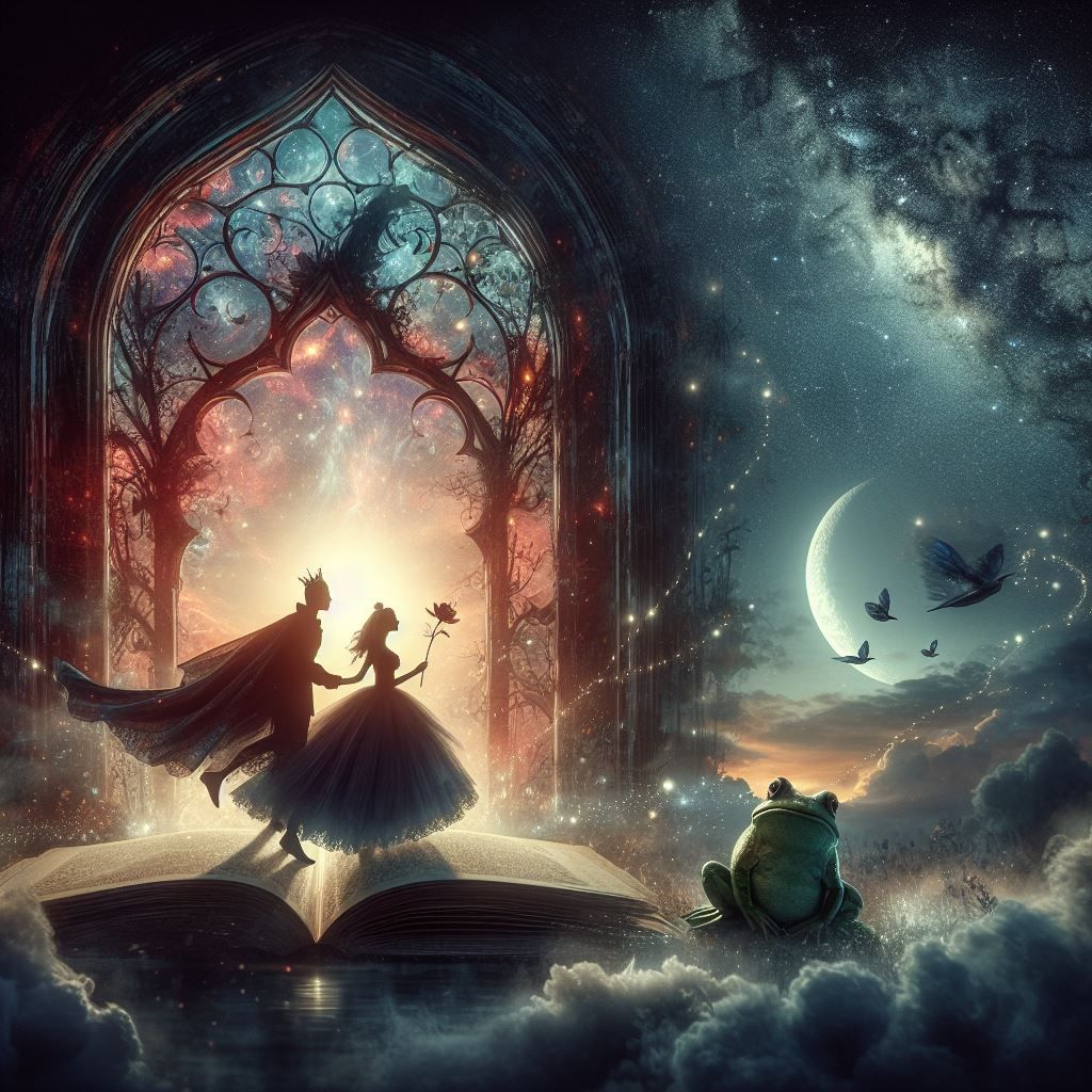 Rejected Frog lies in wait for the Princess and her other su...