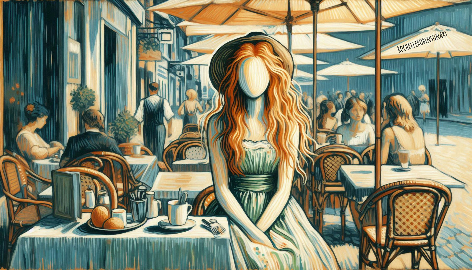 Girl At The Cafe