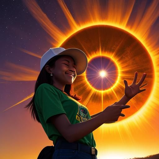 happy sungazing