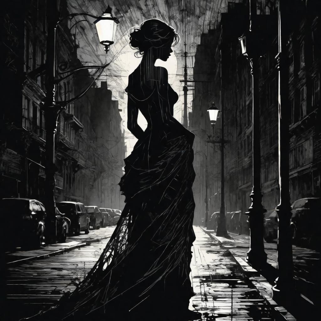 Silhouette Noir  by @Adia