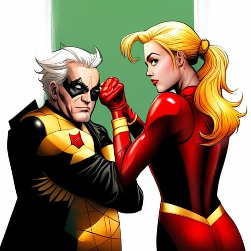 Hybrid, Harley Quinn and Eobard Thawne evolved 2 - AI Generated Artwork ...