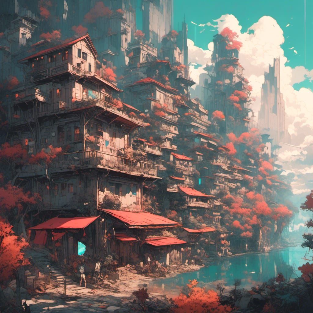 Cyberpunk Town ★!