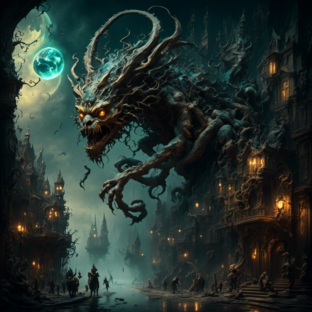 Terrifying Otherworldly Creatures Dominate Earth: Dark Fanta...