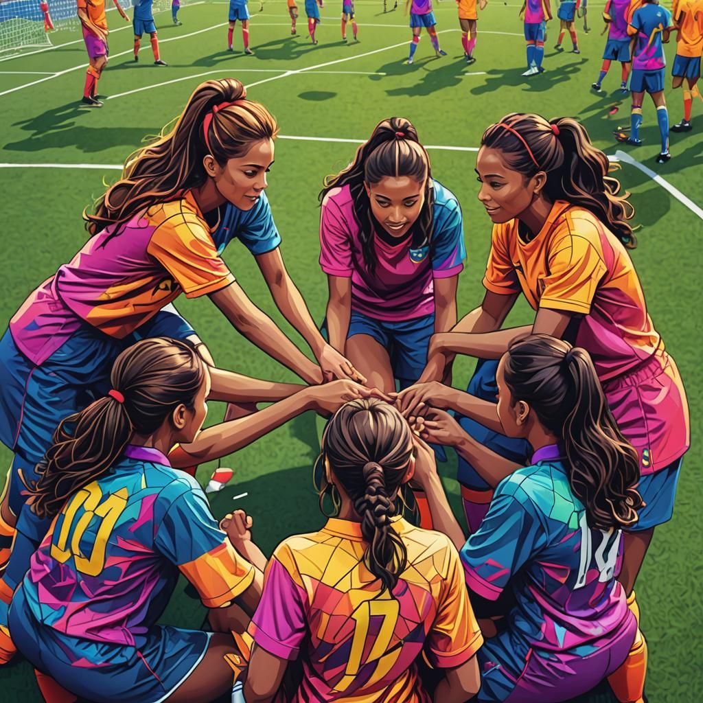 A group of girls