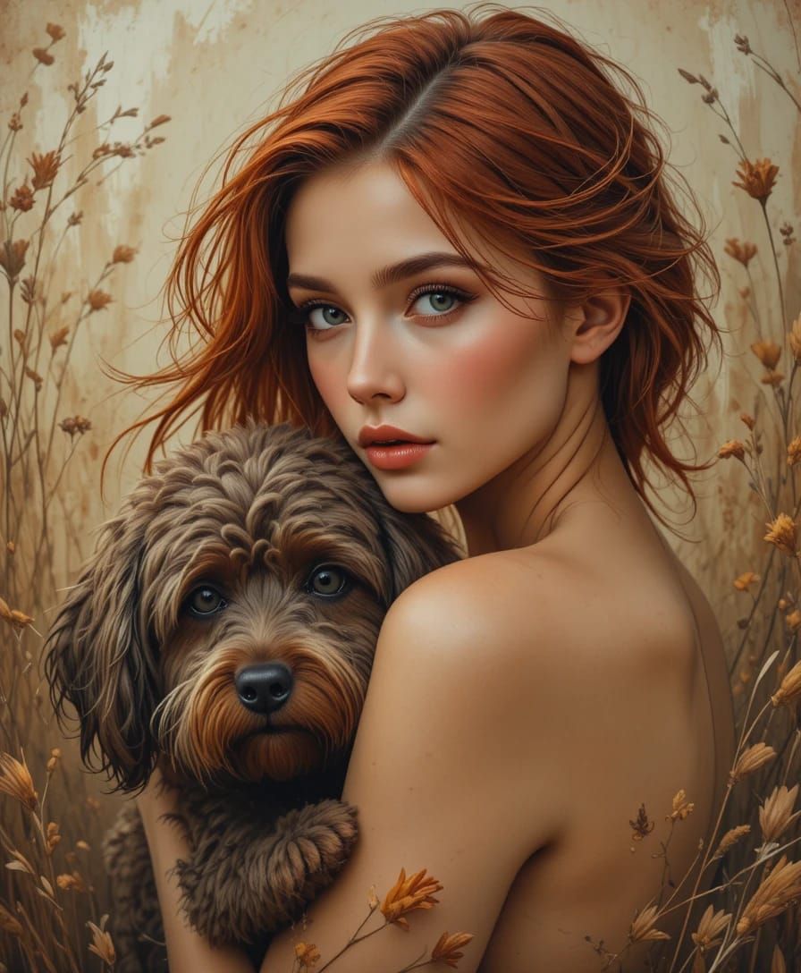 Lisa and Charly 😁🐶🐶