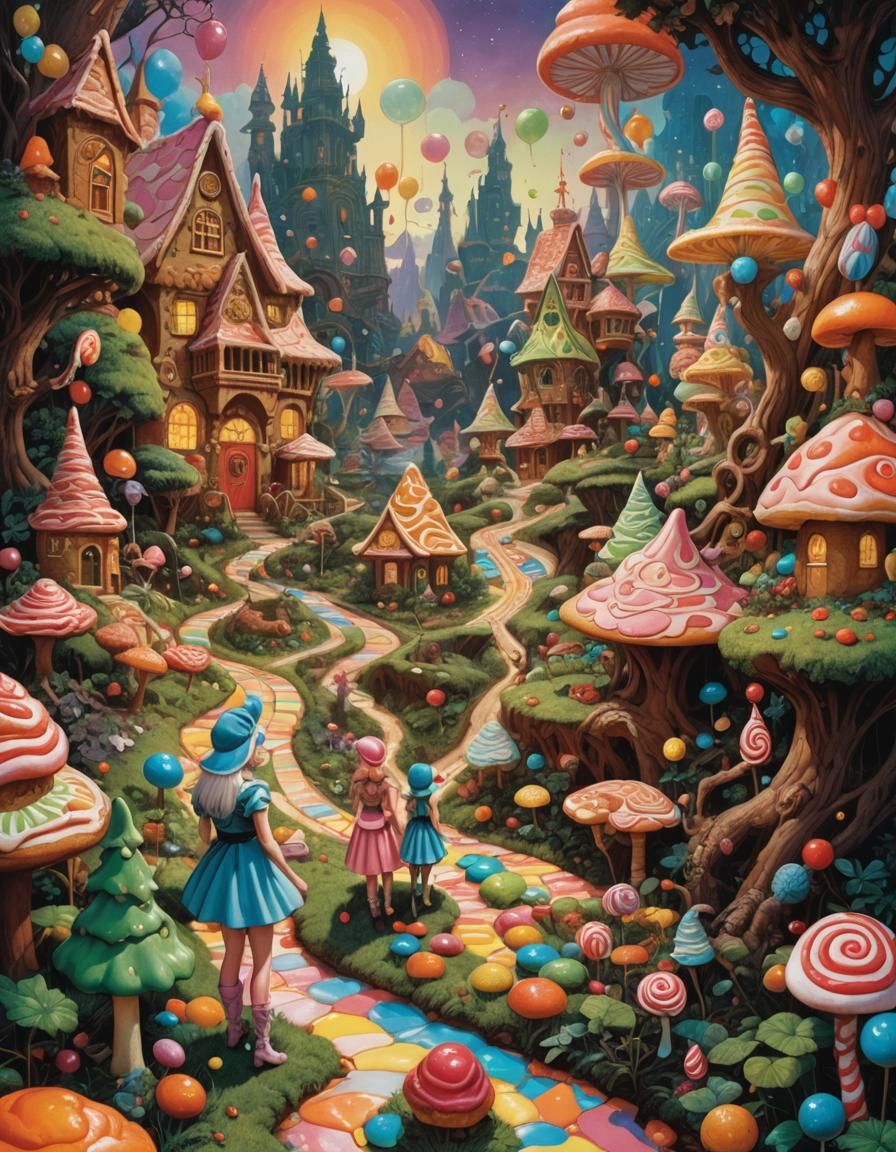 Candy Land 1  by @Insidious Mattress