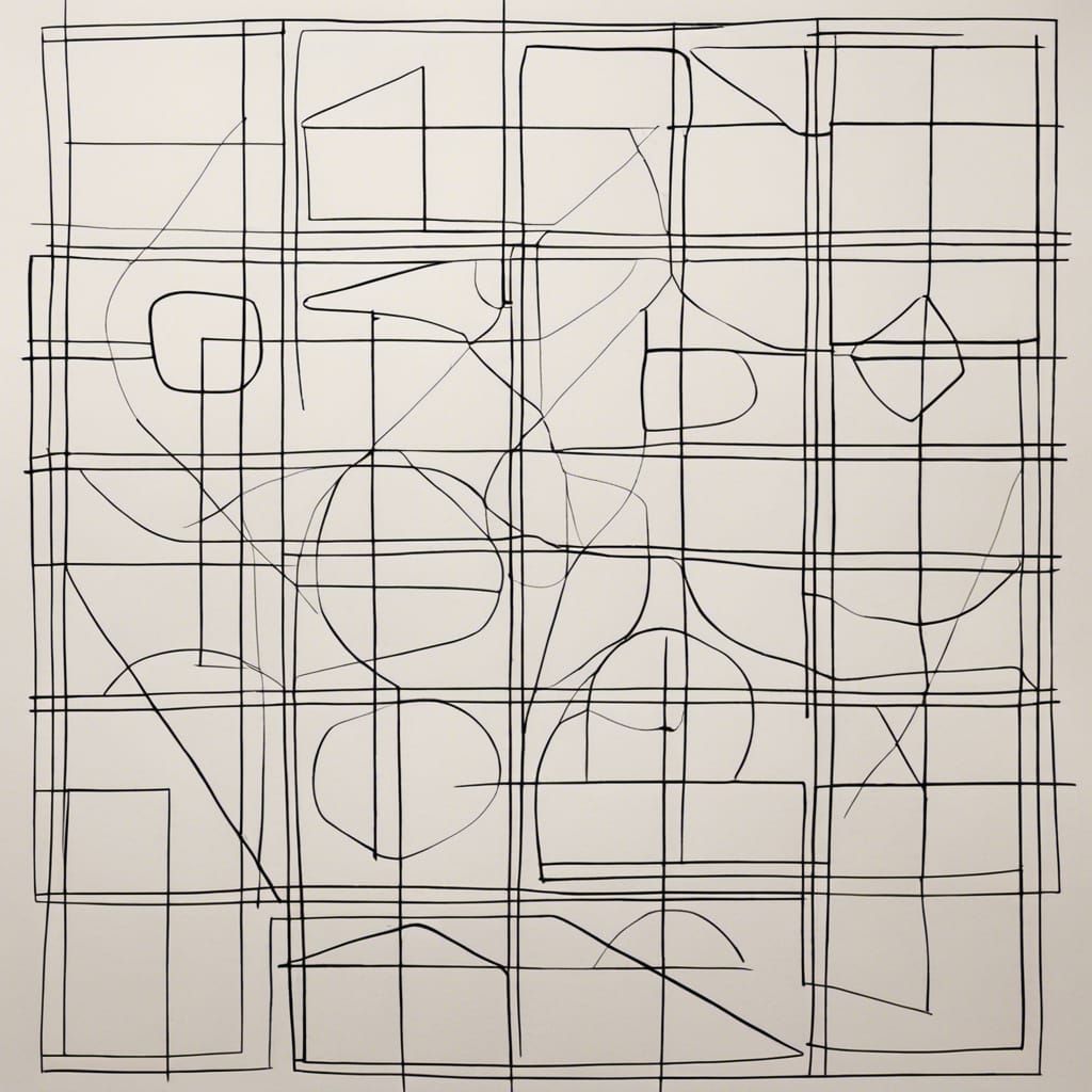 Outsider art style, drawing on paper, minimalist drawing, no...