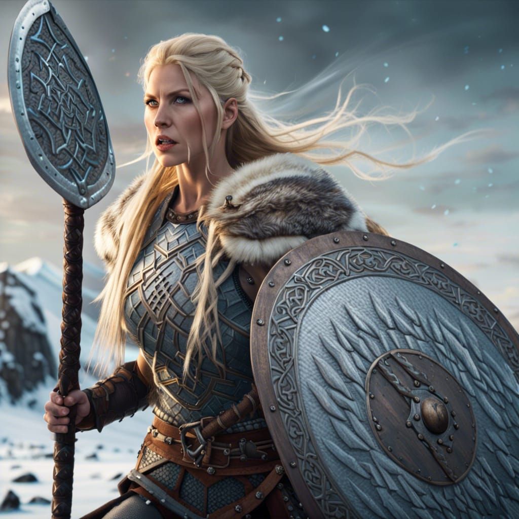 Shieldmaiden - AI Generated Artwork - NightCafe Creator