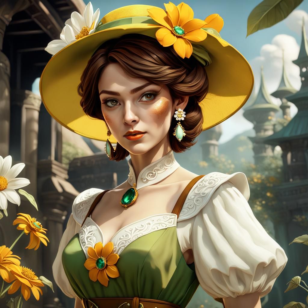 Flower lady