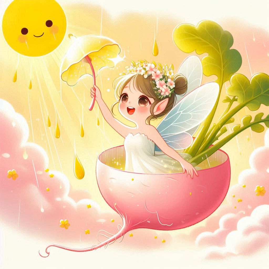 Douceur sur un radis