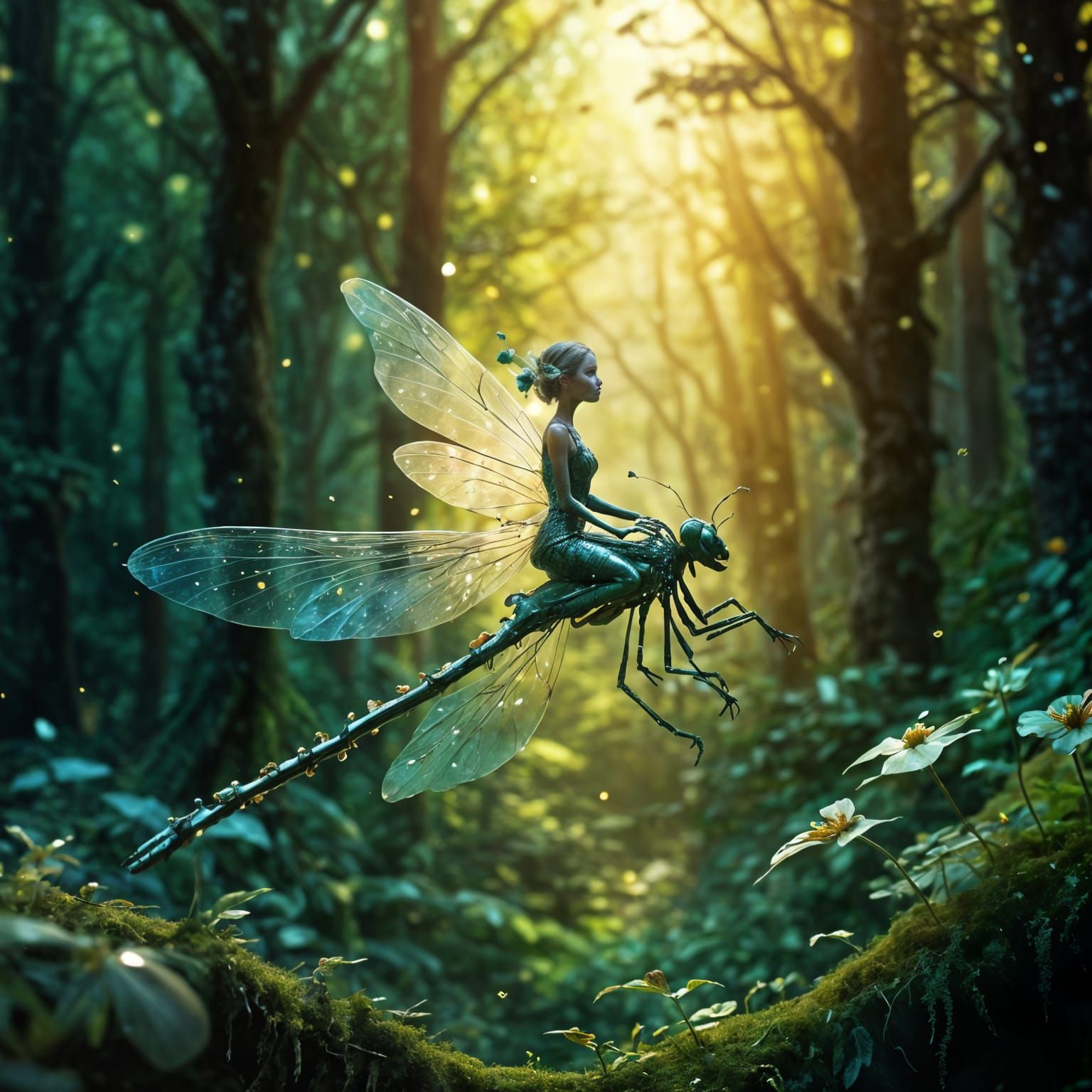 Faery Rider   by @Mike Ritchie