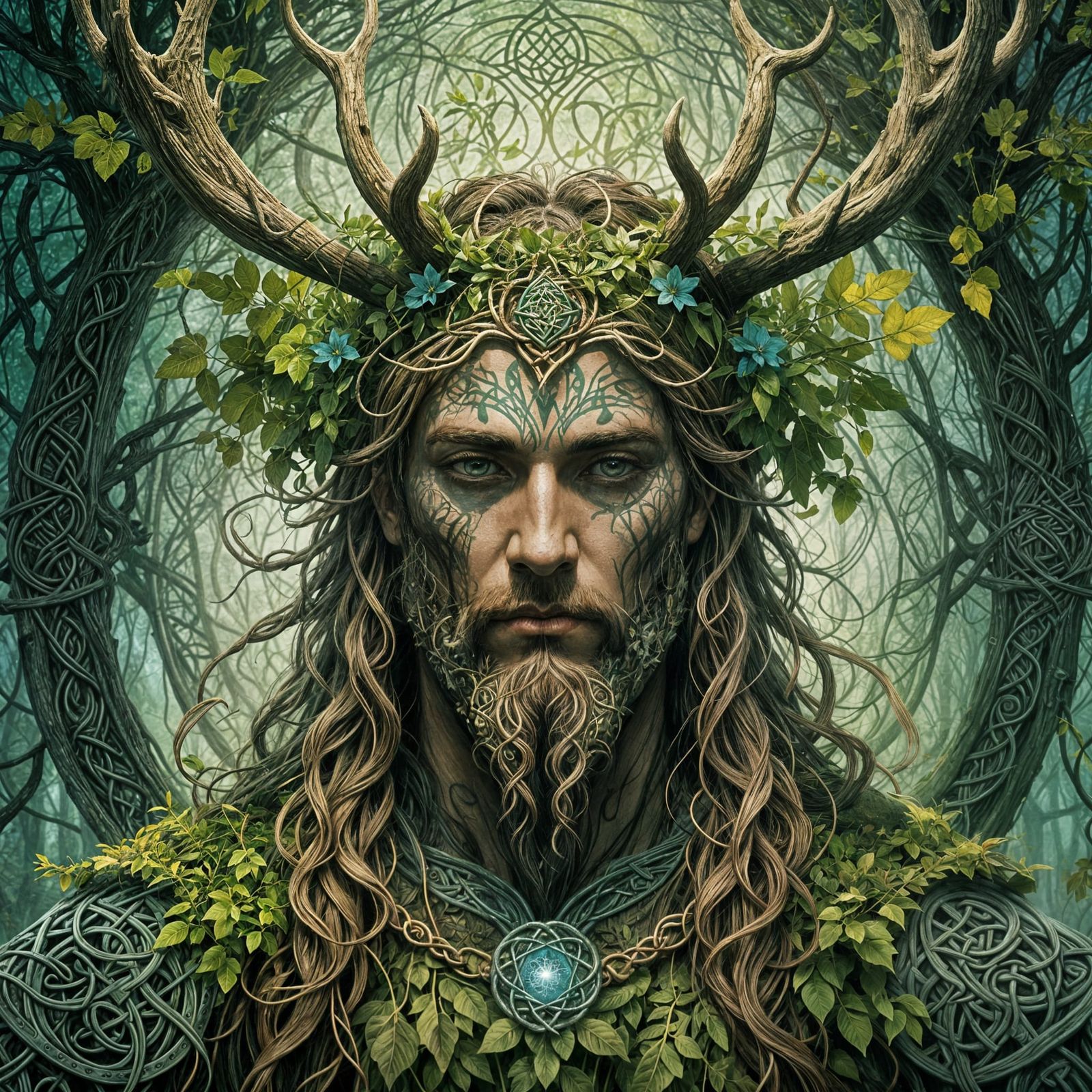 "Celtic Deity Cernunnos"  by @Kizby
