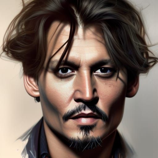 Johnny Depp - AI Generated Artwork - NightCafe Creator