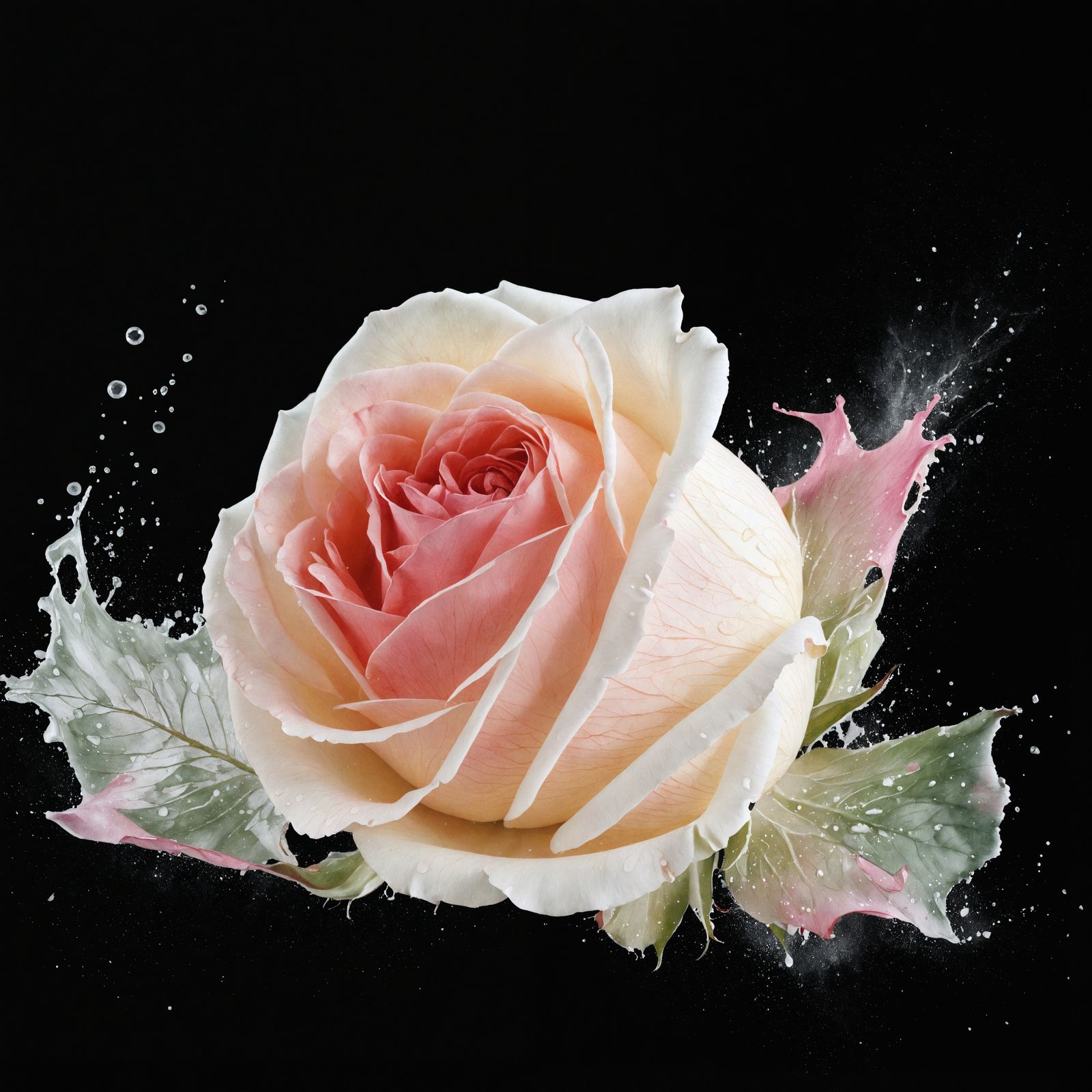 Die rosa Rose...