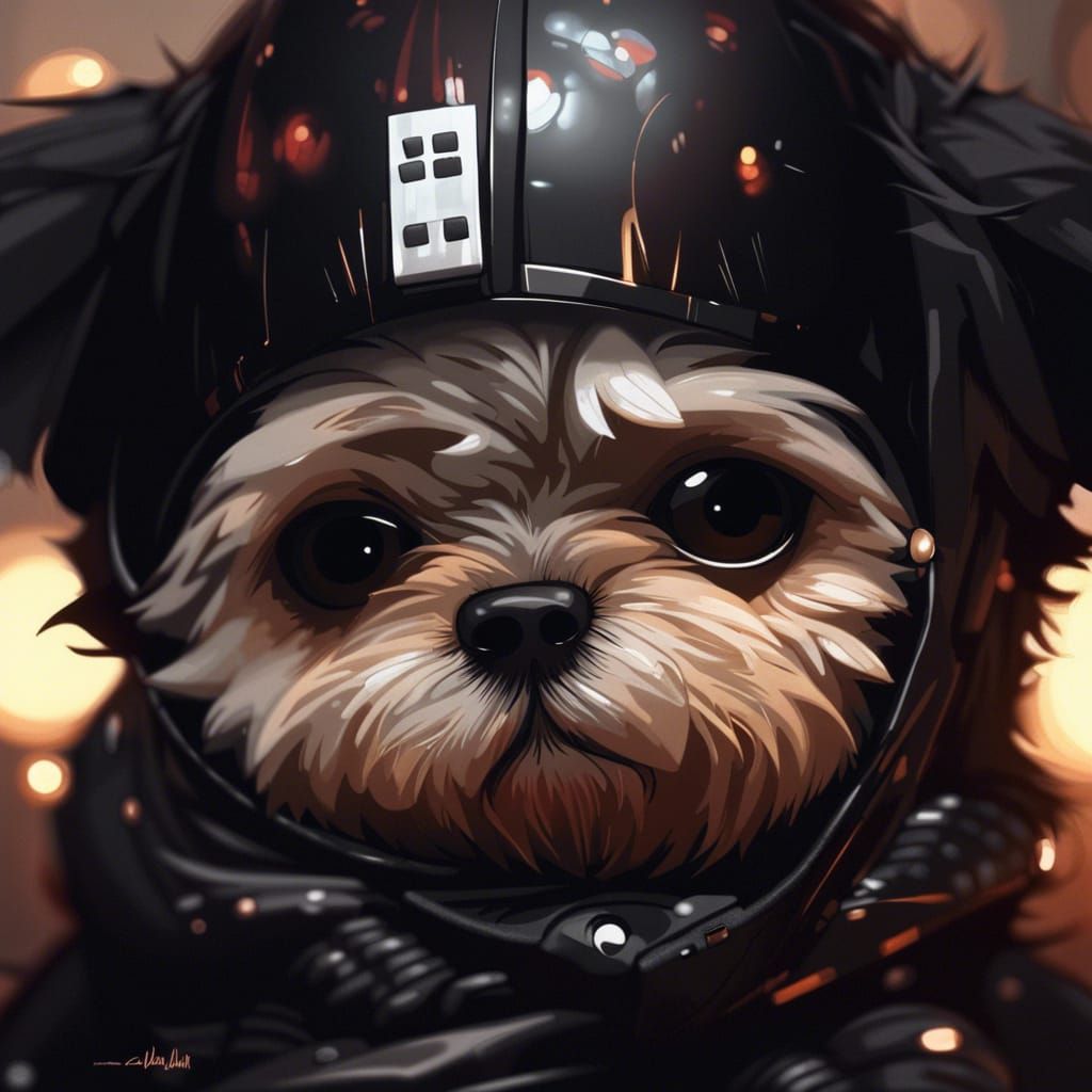 Darth pup