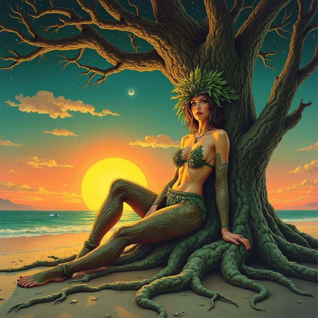 (80s anime style:1.5) landscape sunset space stars by Bernie...