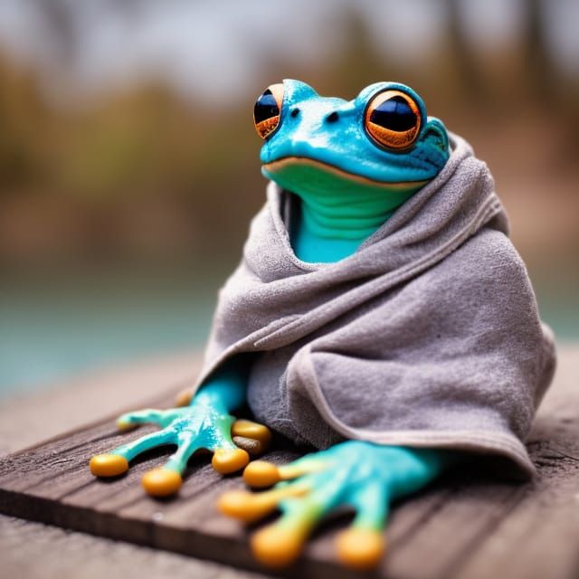 Toweling Off  by @rcczai