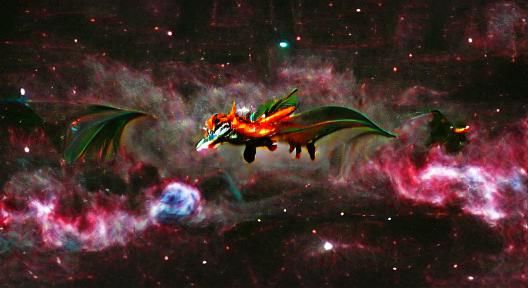 Dragon fury in space