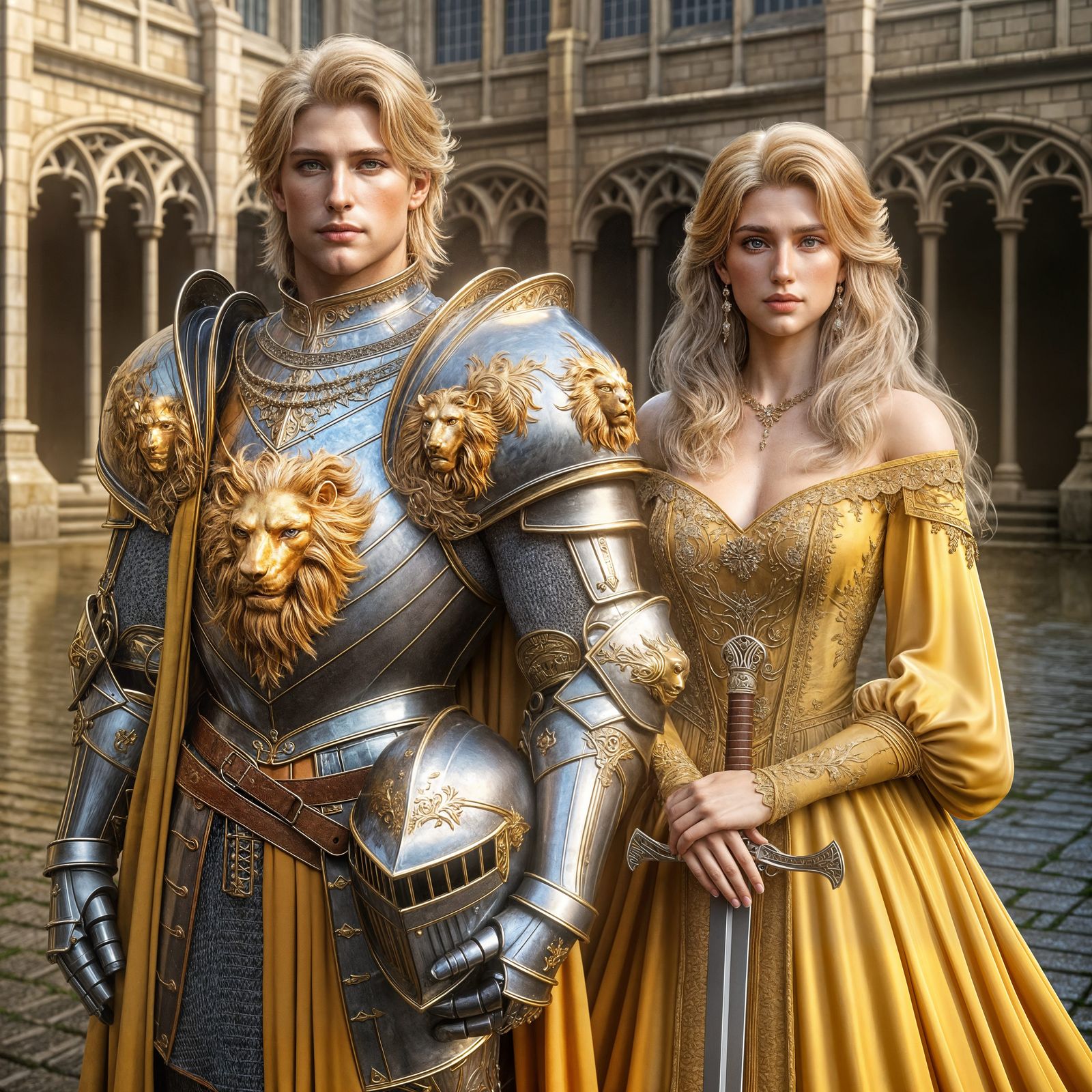 Sir Lestran and Lady Lenase Lothear, Twins