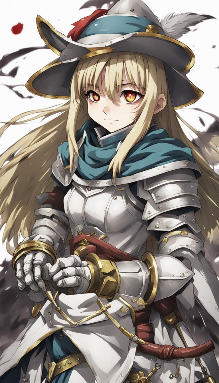 The priestess from the anime Goblin Slayer