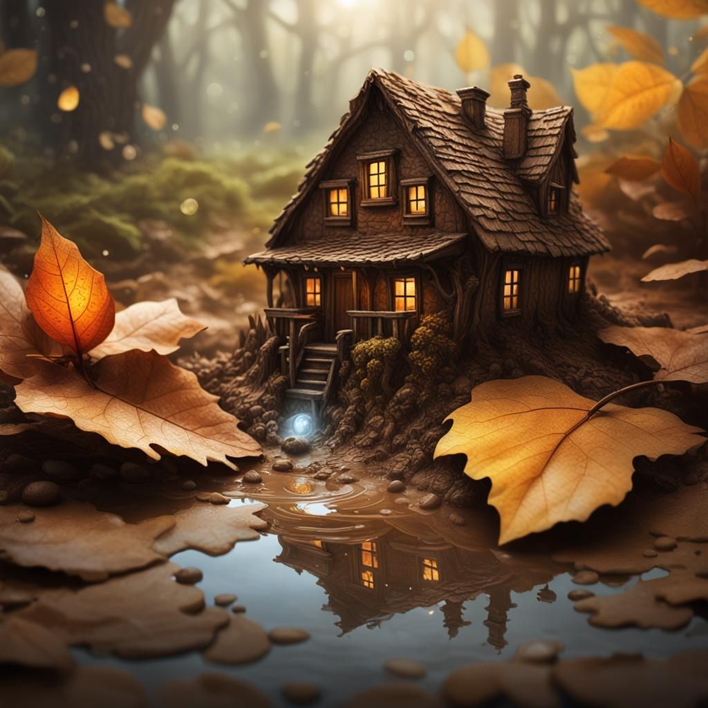 miniature cottage   by @Anja Sh