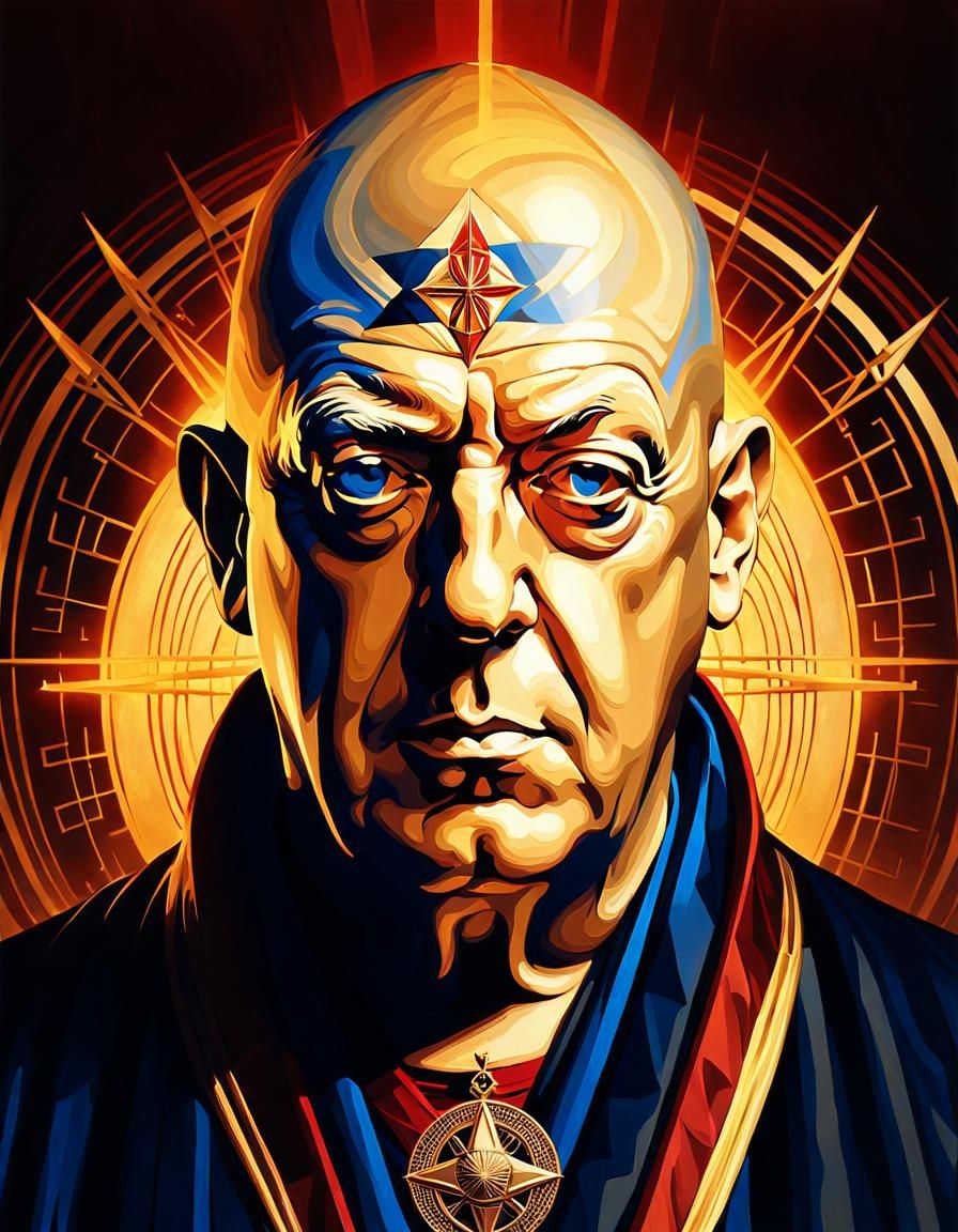 Aleister Crowley (Portrait).