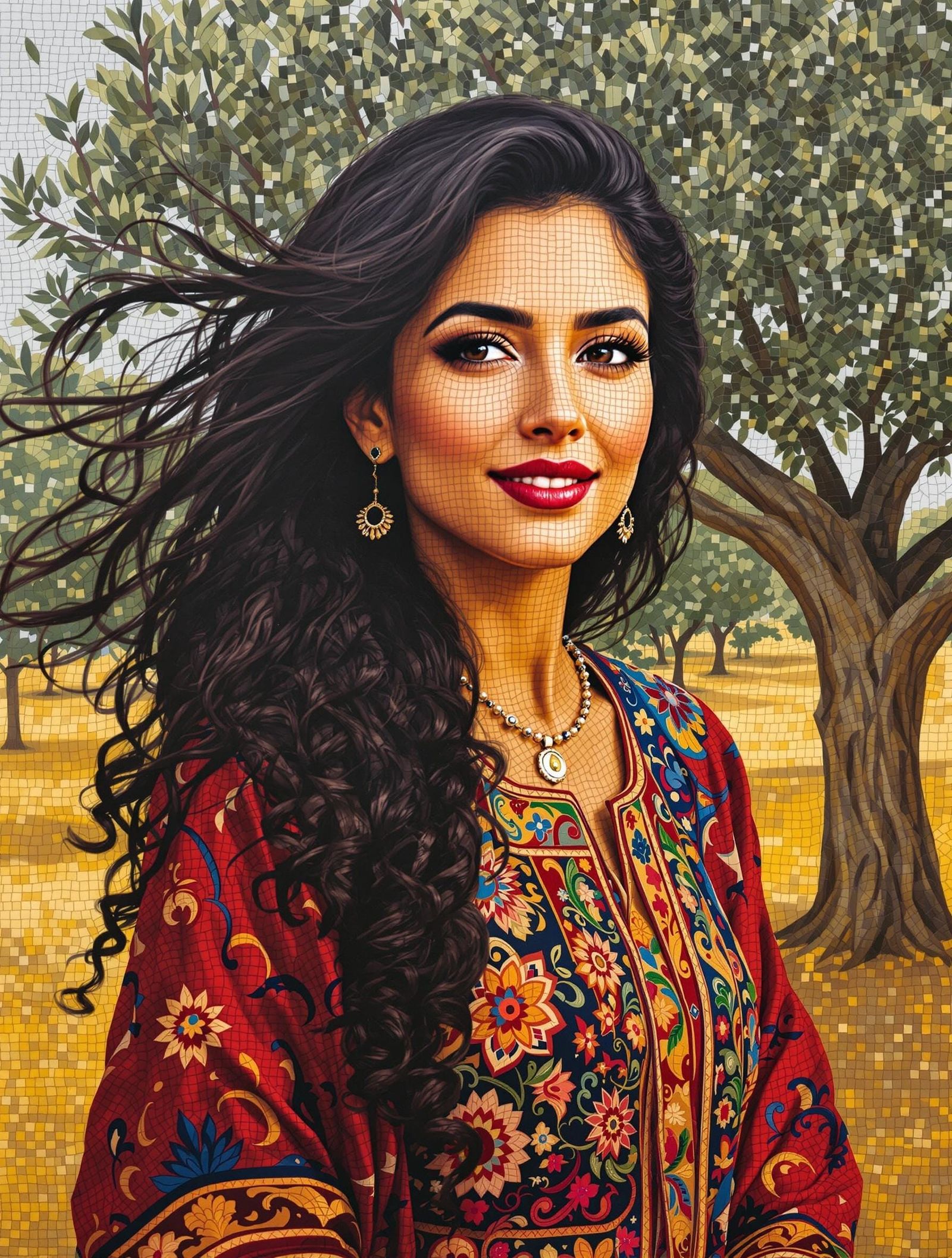 ليان (Layan) | 🇵🇸 creative grid (Flux Pro v1.1 Ultra)  by @Mak