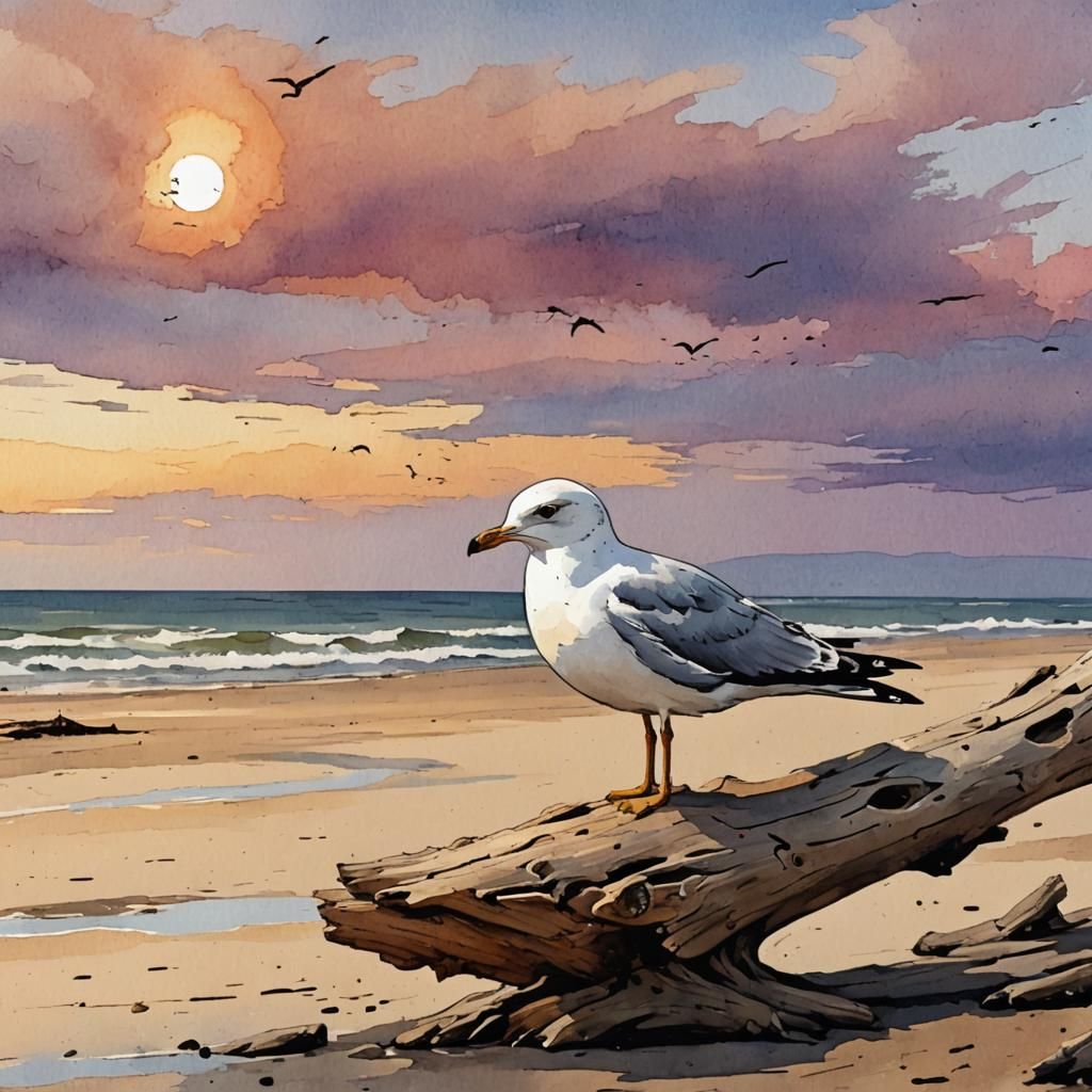 Seagull   by @St_Moses
