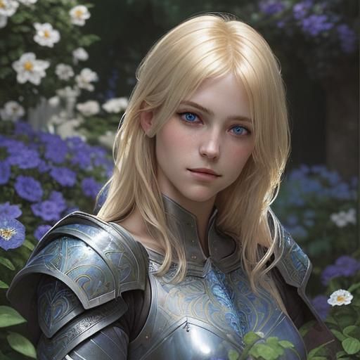 A Knight In the Garden