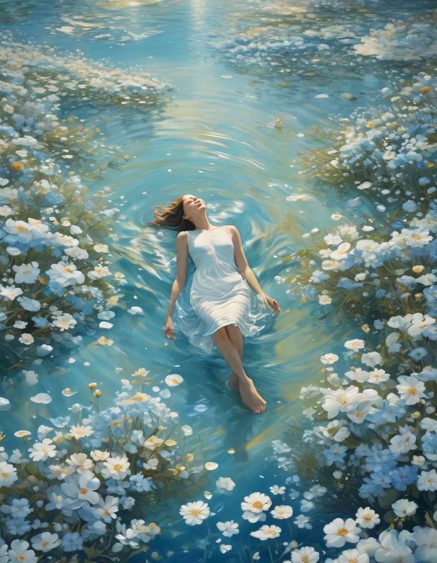 The dreamy sea flowers 