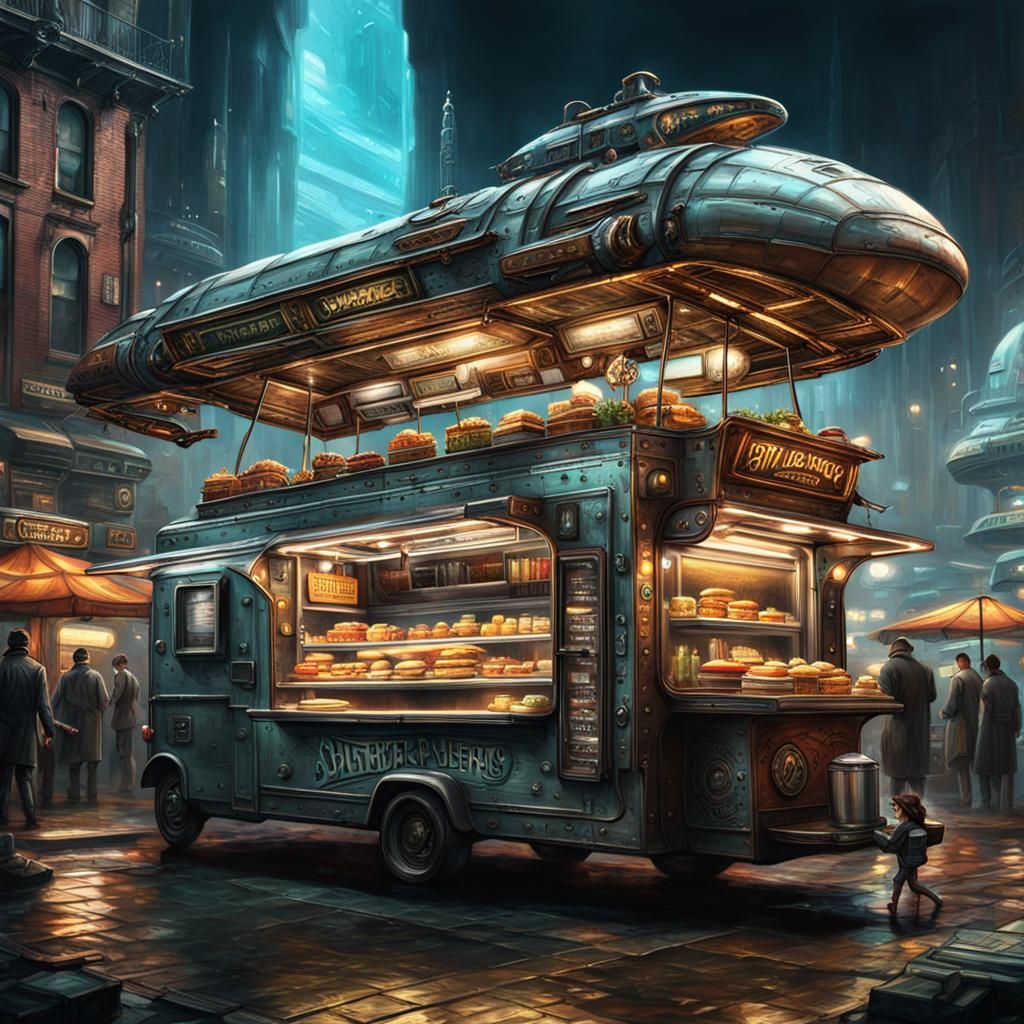 flying food truck  by @Patrick Francart