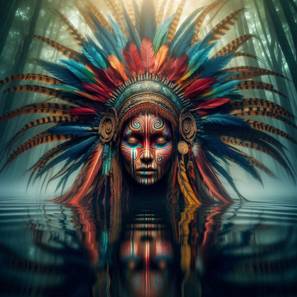 double exposure beautiful fantasy portrait landscape..