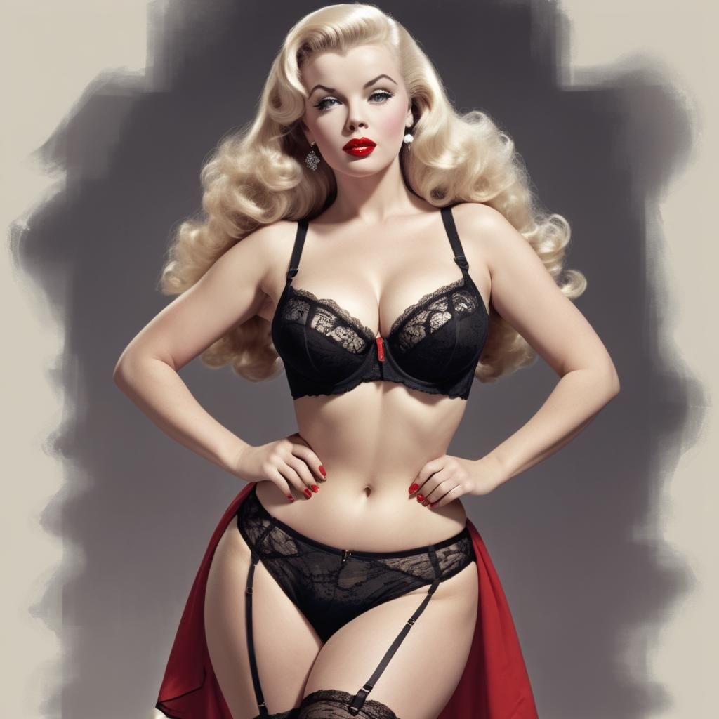 Vintage Blonde Pinup