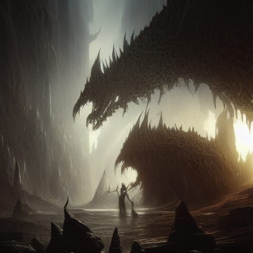 Fantasy, by Kentaro Miura, hyperdetailed, trending on Artsta...